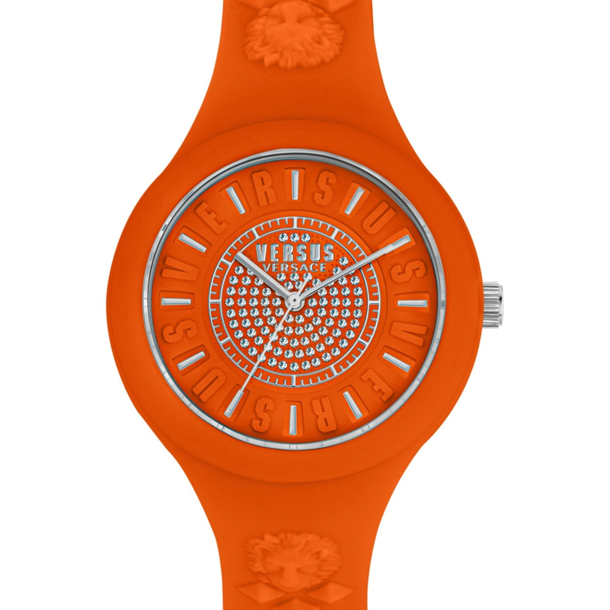 Side view of Versace unisex watch