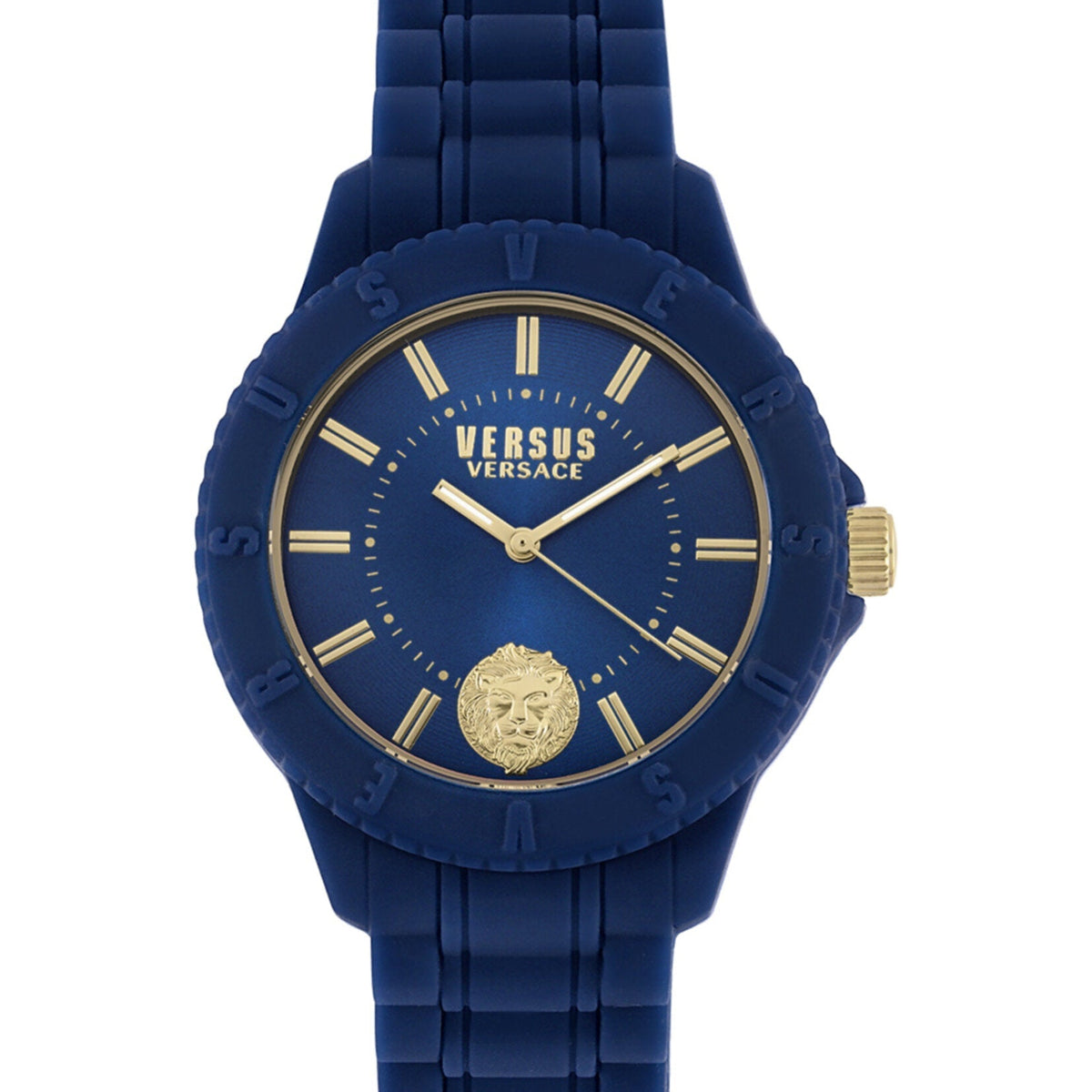 Side view of Versace unisex watch