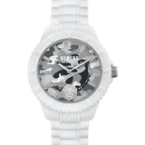 Close-up detail view of Versace unisex watch
