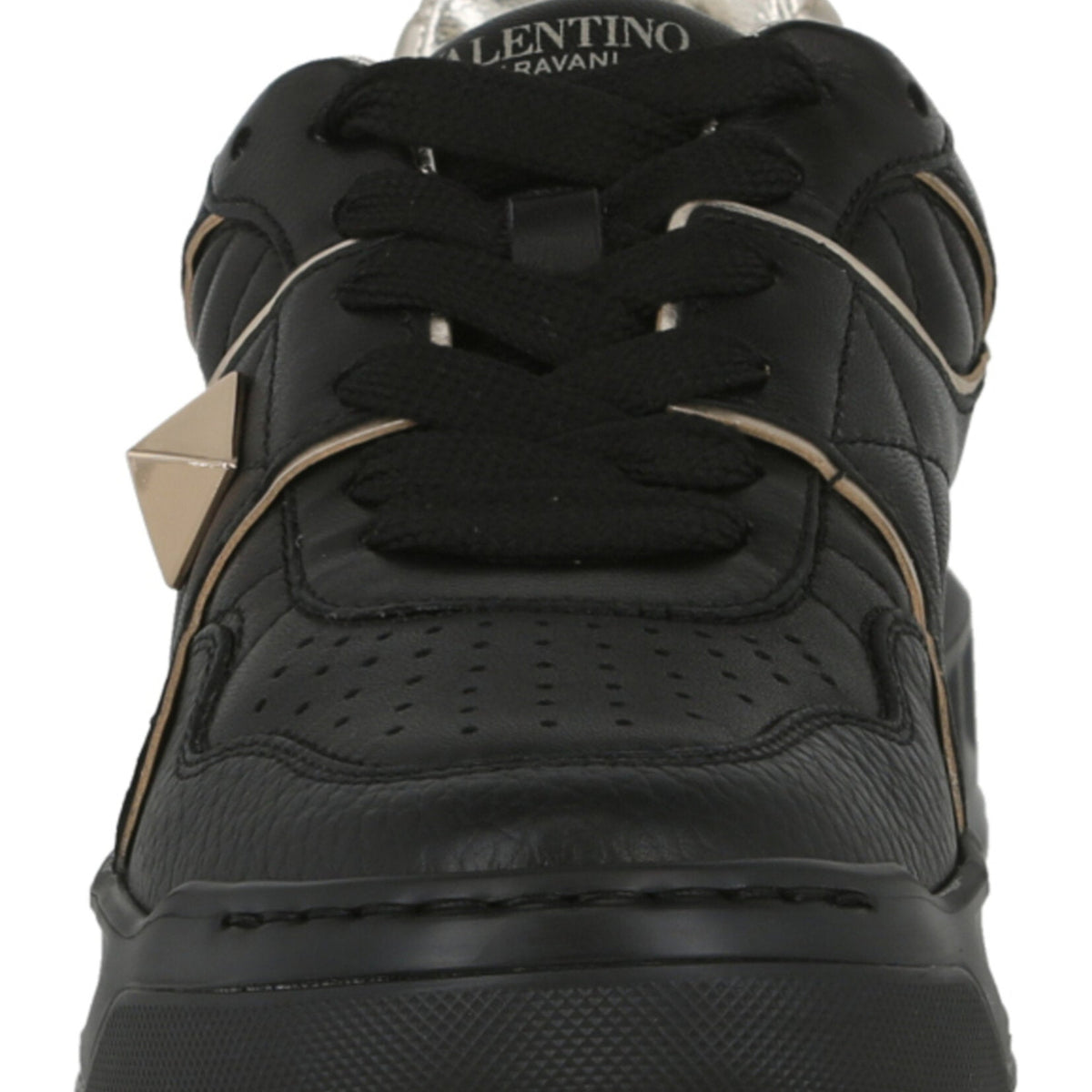 Valentino Shoes? Valentino Womens One Stud Low-Top Leather Sneaker Luxury Lifestyle Designer Footwear