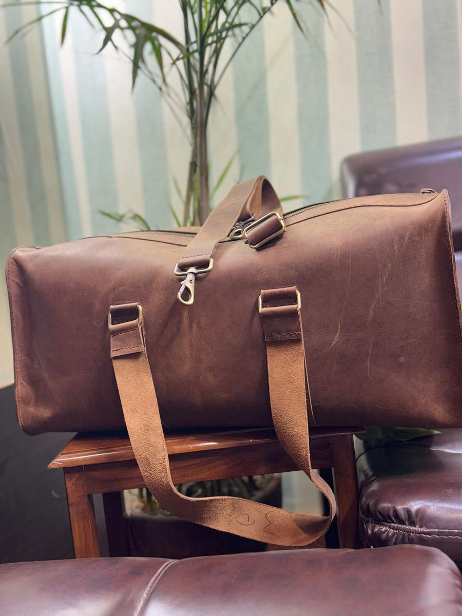 Shelly Mason Men's Leather Bag – luxury designer bag at Bellvora