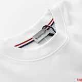 Full styled look of Moncler luxury clothing with logo-detail design