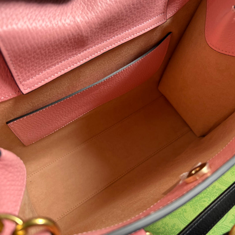 Side profile of premium polished women's handbag – women's designer-style accessory