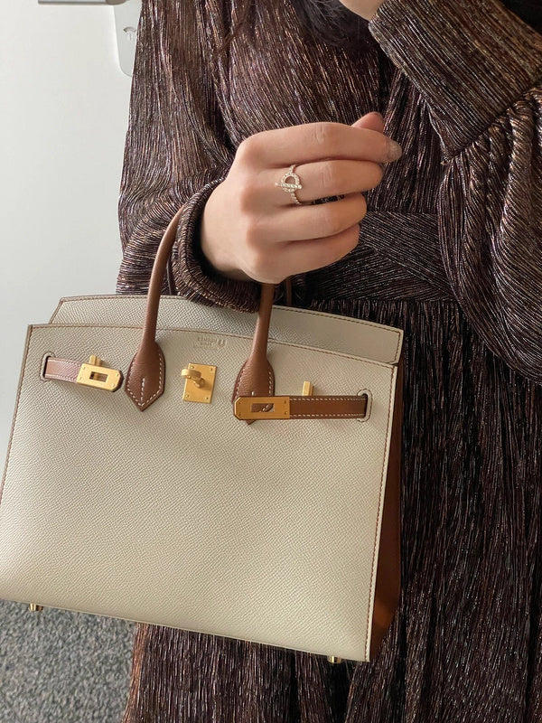 Close-up detail of considered bag design
