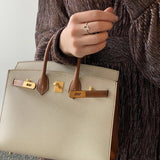 Close-up detail of considered bag design