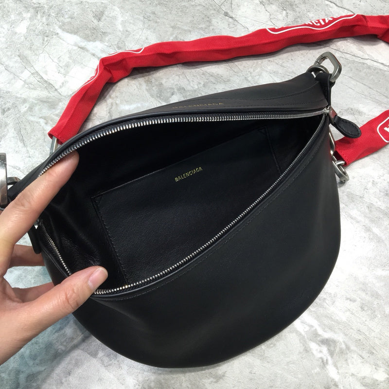 Sleek Faux Leather Handbag - Refined Silhouette | Women's Fashion Handbag #728 - side angle view (image 2) of designer-inspired handbag