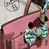 Side view of smart structured handbag