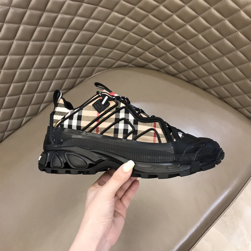 Burberry Nude High-Top Sneakers - Sole Detail View