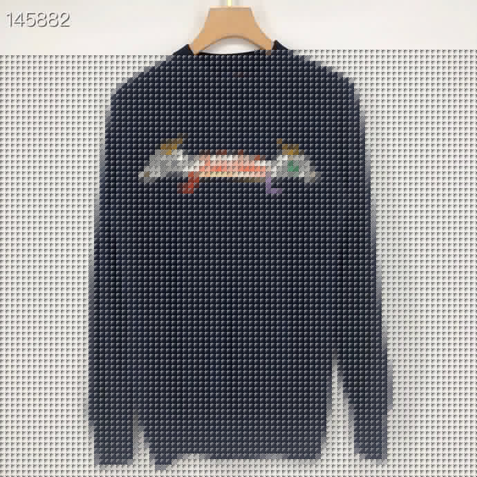 Side profile of Louis Vuitton luxury clothing with relaxed-fit cut