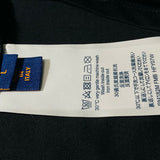 Close-up detail shot of Louis Vuitton cotton t-shirt with contemporary cut