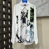 Flat lay presentation of Louis Vuitton luxury clothing with streetwear-inspired cut