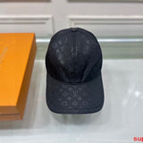 Close-up detail view of Louis Vuitton unisex cap