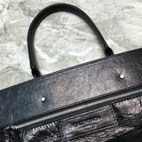 Structured Premium PU Leather Handbag - Understated Luxury Look | Women's Fashion Handbag #632 - texture close-up (image 9) of designer-inspired handbag