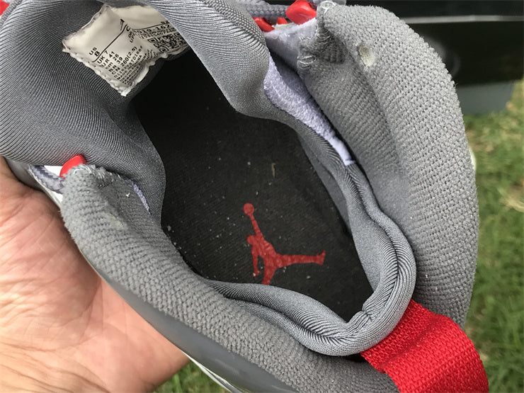Nike soft grey luxury sneakers view 5 bold athletic profile