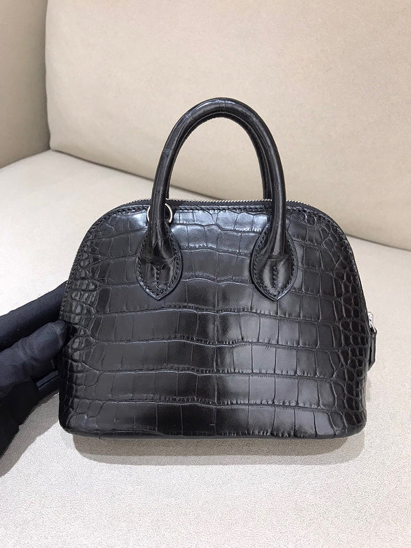 Interior view of sleek premium bag