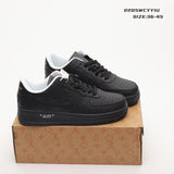 Nike Casual sneakers in classic monochrome low-top design front view
