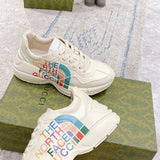 Gucci tonal black luxury sneakers view 4 premium leather build