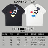 Side profile of Louis Vuitton cotton t-shirt with relaxed-fit cut