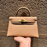 Close-up detail of tailored bag design
