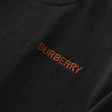Burberry luxury t-shirt detail shot