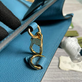 Top view of premium statement women's handbag – women's luxury accessory