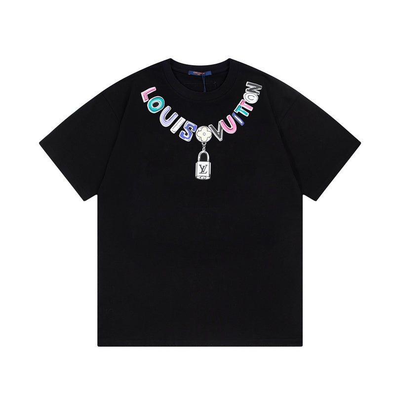 Front view of Louis Vuitton cotton t-shirt with contemporary cut