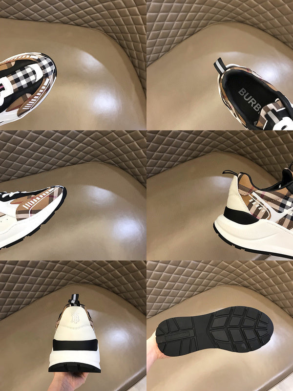 Burberry Chocolate Brown Bow-Detail Flats - Back View
