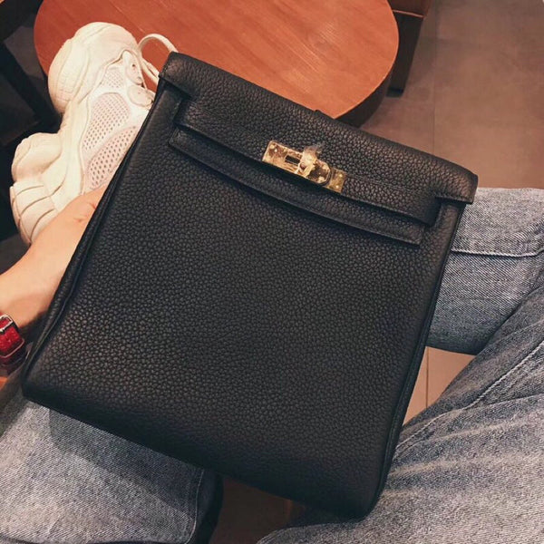 Close-up detail of balanced bag design