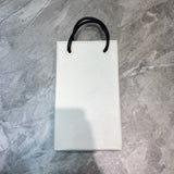 Timeless Faux Leather Handbag - Statement Silhouette | Women's Statement Accessory #1072 - back view (image 4) of designer-inspired handbag
