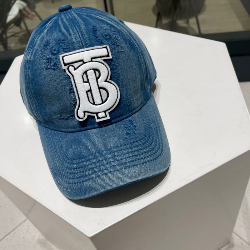 Front view of Burberry unisex cap