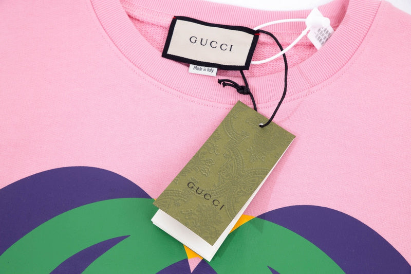Full styled look of Gucci luxury clothing with relaxed-fit cut