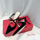 Roger Vivier luxury shoes front view — premium authentic designer style
