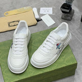 Gucci sneakers detailed view showing premium designer craftsmanship