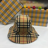 Angled view of Burberry unisex cap