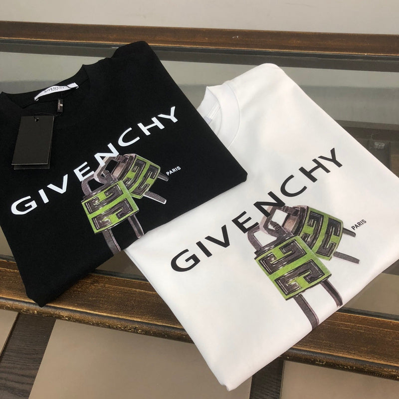 Side profile of Givenchy luxury clothing with relaxed-fit cut