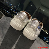 Givenchy shoes Style 071 - close-up of statement logo accent