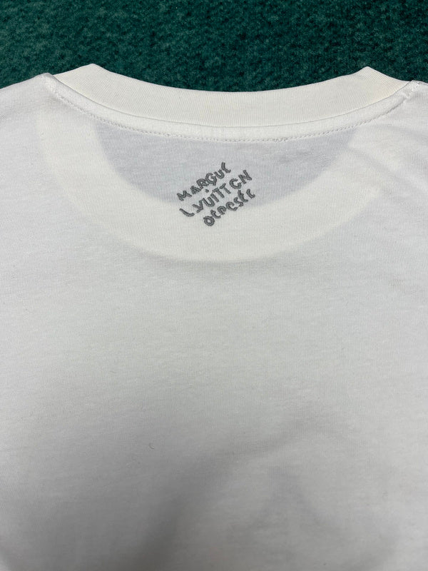 Side profile of Louis Vuitton cotton t-shirt with streetwear-inspired cut