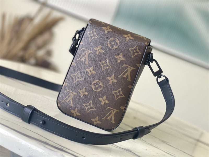  Curated satchel carried on shoulder