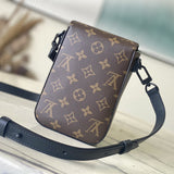  Curated satchel carried on shoulder