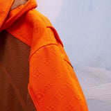 Back view of Louis Vuitton luxury clothing with streetwear-inspired cut