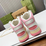 Gucci fresh white-and-black luxury sneakers view 4 sleek tonal finish