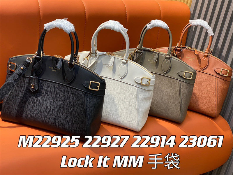  Refined tote bag carried on shoulder