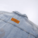 Front view of Louis Vuitton luxury clothing with relaxed-fit cut