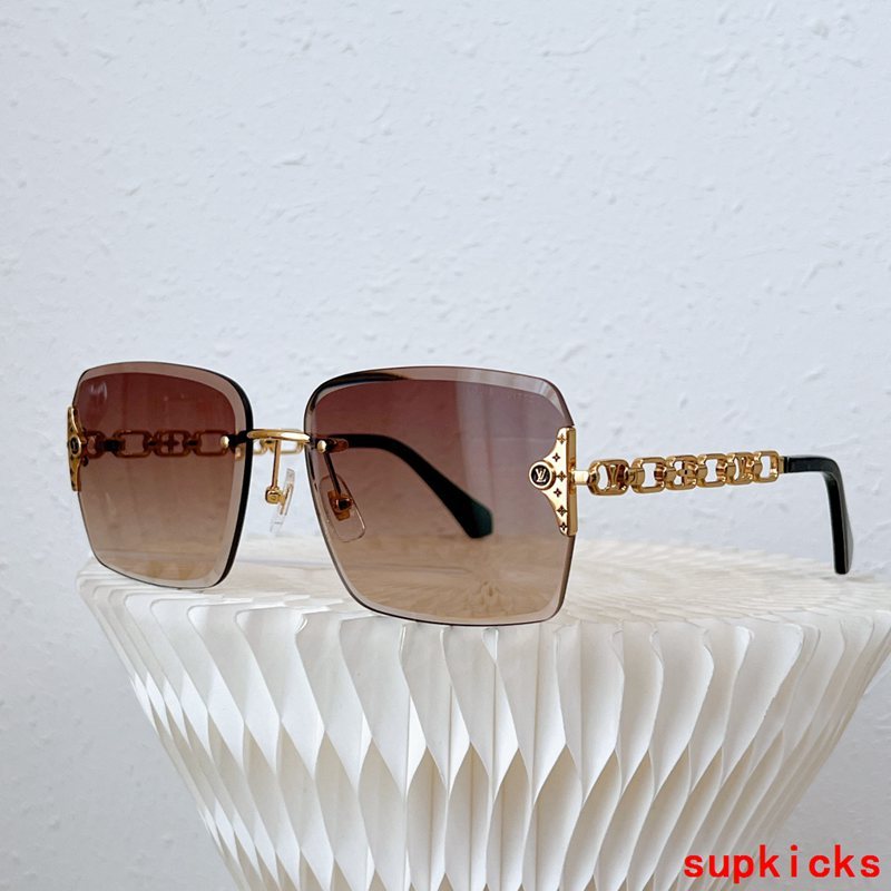 Angled view of Louis Vuitton unisex sunglasses