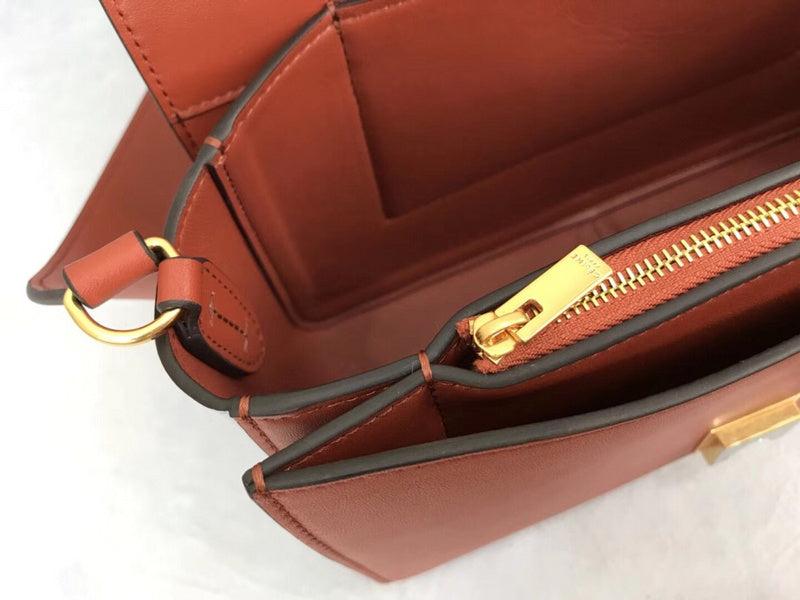 Front view of refined polished women's handbag – women's premium purse