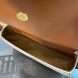 Close-up detail of statement refined women's handbag – women's designer-style accessory