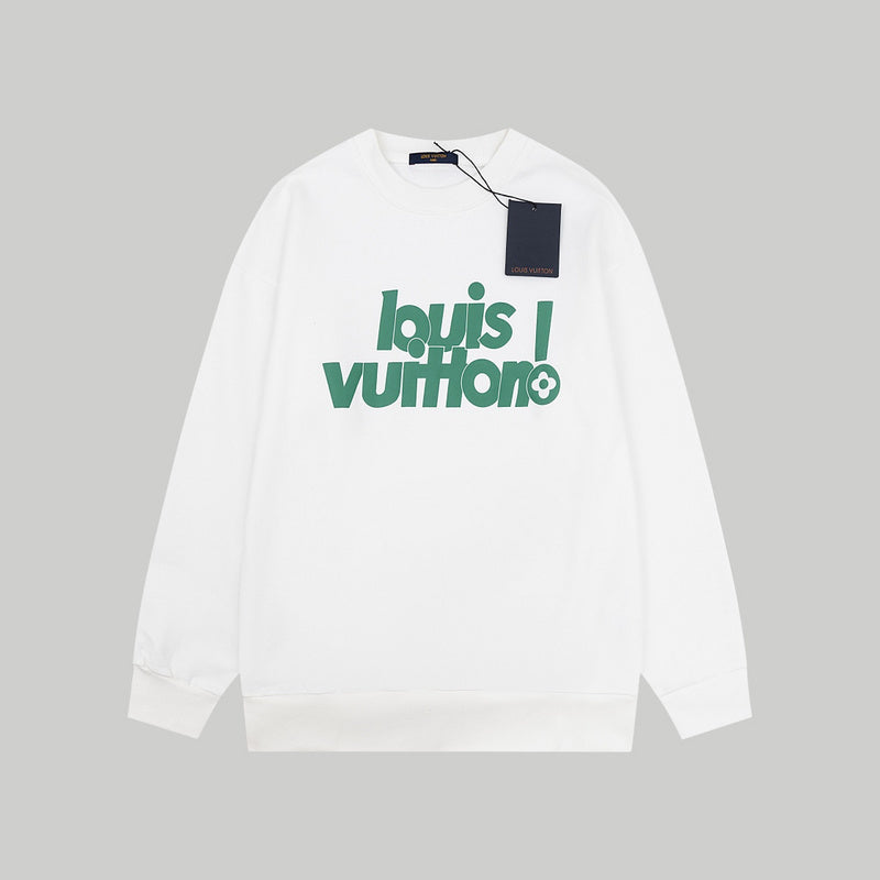 Front view of Louis Vuitton luxury clothing with relaxed-fit cut