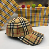 Close-up detail view of Burberry unisex cap