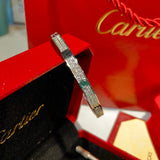 Close-up detail view of Cartier unisex jewelry piece