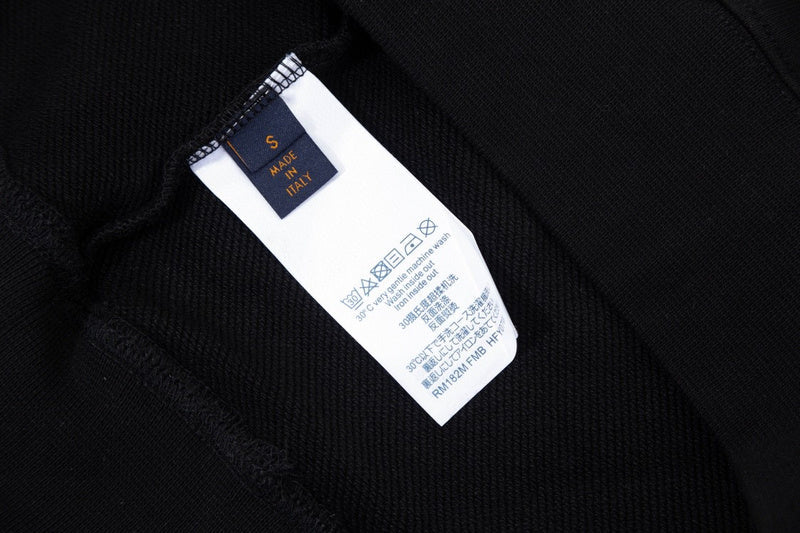 Back view of Louis Vuitton luxury clothing with relaxed-fit cut